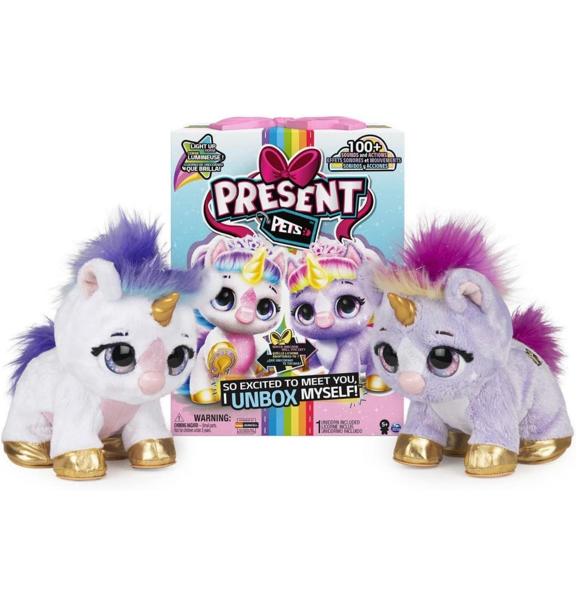 Spin Master Present Pets - Light Up Unicorn